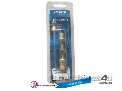  Cigweld Comet BOC Acetylene Hose Joiner Kit for 5mm 3/8