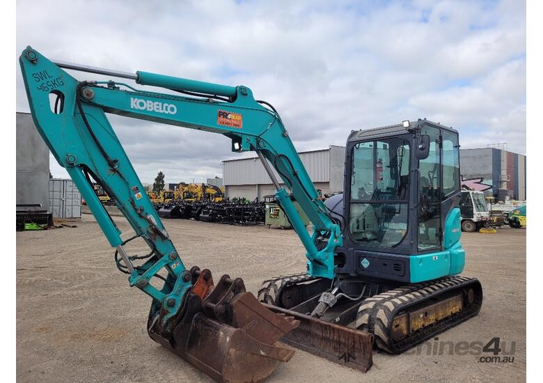 Used 2016 kobelco SK55SRX-6 Excavator in , - Listed on Machines4u