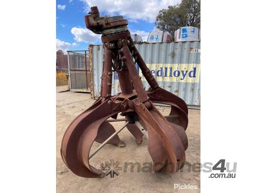 1Tonne Five Finger Smag Hydraulic Grab (Location is 45 Tattersall Rd Kings Park ,Blacktown, Veiwing 