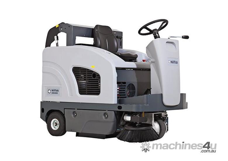 caption Nilfisk SW4000 Ride-On Sweeper