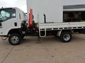 2010 ISUZU NPS 300 - 4X4 - Tray Top Drop Sides - Truck Mounted Crane - picture0' - Click to enlarge