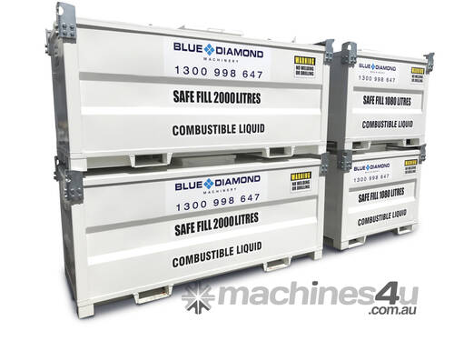 BLUE DIAMOND - Fuel Tank Cube 2220L Self Bunded Baffled