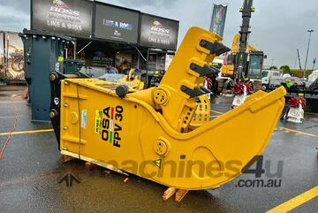O.S.A. FPV30 Fixed Pulveriser To Suit 30-45T Excavators - Unmatched Power & Performance!