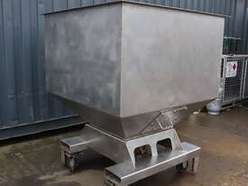 Stainless Steel Bulker Bag Unloader Hopper - 1800L - picture0' - Click to enlarge