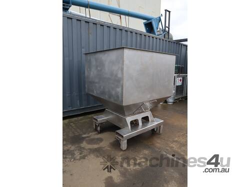 Stainless Steel Bulker Bag Unloader Hopper - 1800L