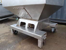 Stainless Steel Bulker Bag Unloader Hopper - 1800L - picture0' - Click to enlarge