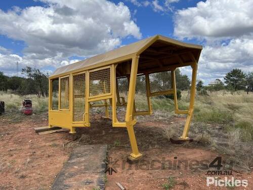 Full Scrub Canopy To Suit Caterpillar D9 Dozer, Repainted. This Asset Is Located In Mt. Hope NSW, Pi