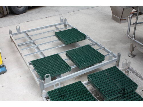 Seedling frames and trays