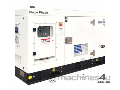 Generator: 10kva HG10S (single phase) Power Master OEM Diesel Powered