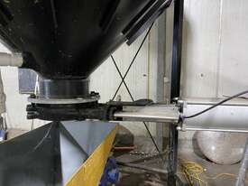 Tank/Silo - 6m3 Clark Industrial Silo Hopper on 3.5m frame with Pneumatic Knife Gate - MUST GO - picture0' - Click to enlarge