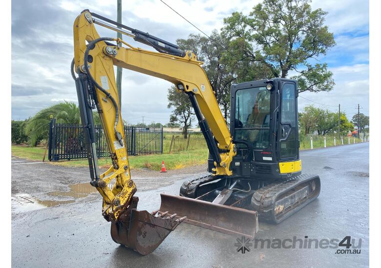 caption Yanmar ViO55 Tracked-Excav Excavator