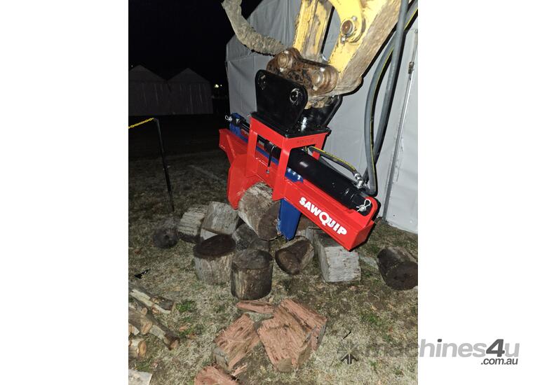 New SAWQUIP SplitEx Excavator Log Splitter Attachment 24T Machines