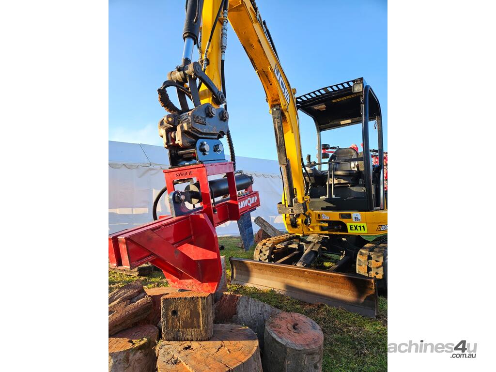 New SAWQUIP SplitEx Excavator Splitter Attachment 2T4T Log Splitters