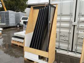 12 Black Caravan Shower Screens - picture0' - Click to enlarge