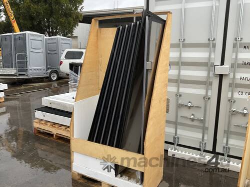 12 Black Caravan Shower Screens