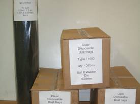 T800 Clear Dust  Collection bags,  515mm - picture0' - Click to enlarge