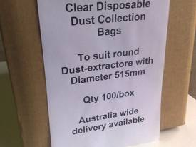 T800 Clear Dust  Collection bags,  515mm - picture2' - Click to enlarge