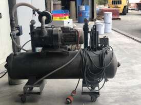 Industrial Vacuum pump and 125 litre tank - picture1' - Click to enlarge