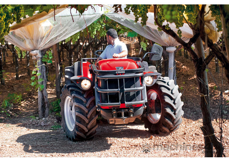 caption TGF 9900 Super-Low Tractor - 89HP Kubota Engine, 32-Speed Gearbox, Customizable Tire Combination