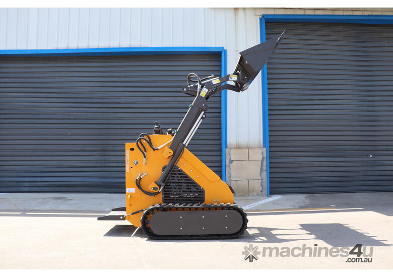 caption Track Skid Steer Loader with Remote Control 260KG Load Capacity