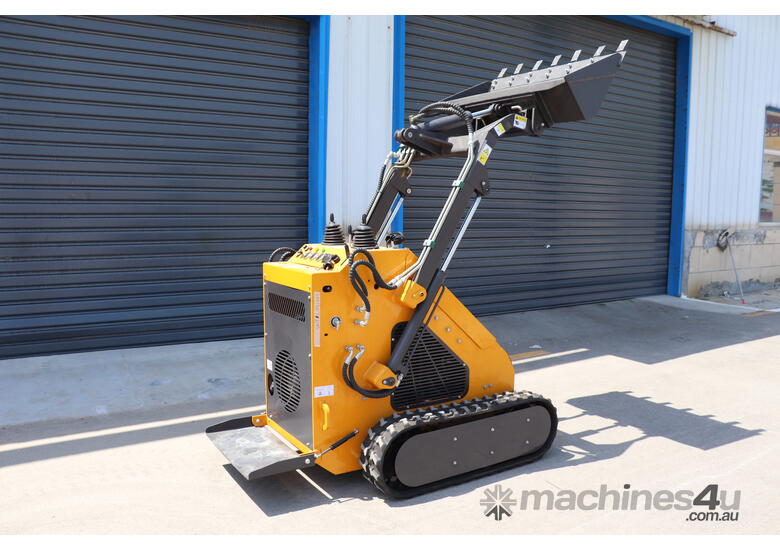 caption Track Skid Steer Loader with Remote Control 260KG Load Capacity