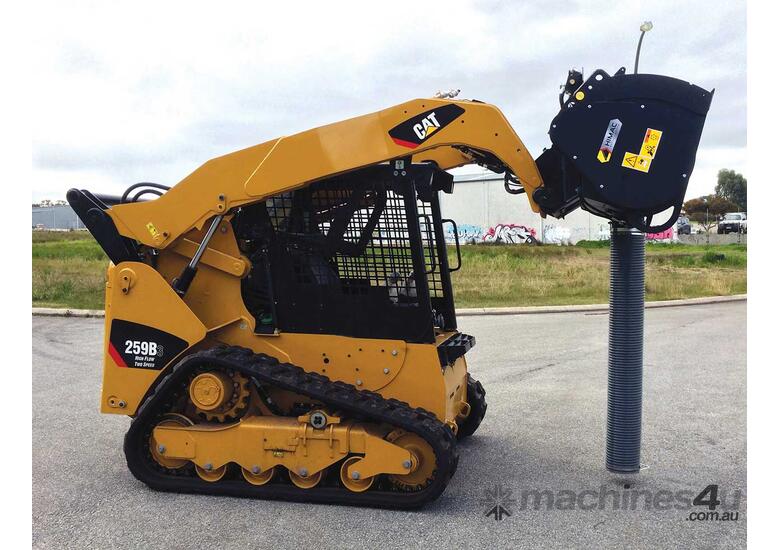 caption FINER HYDRAULICS - Self-Loading Skid Steer Mixer Bucket - 600 L