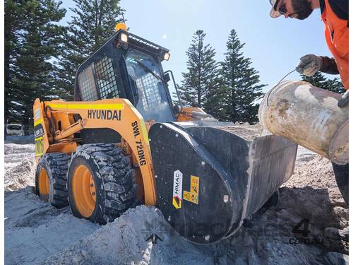 FINER HYDRAULICS - Self-Loading Skid Steer Mixer Bucket - 600 L