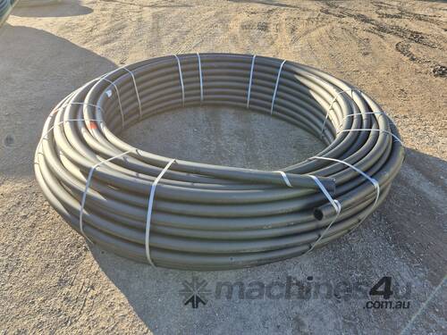 63mm PN10 Black Poly Pipe