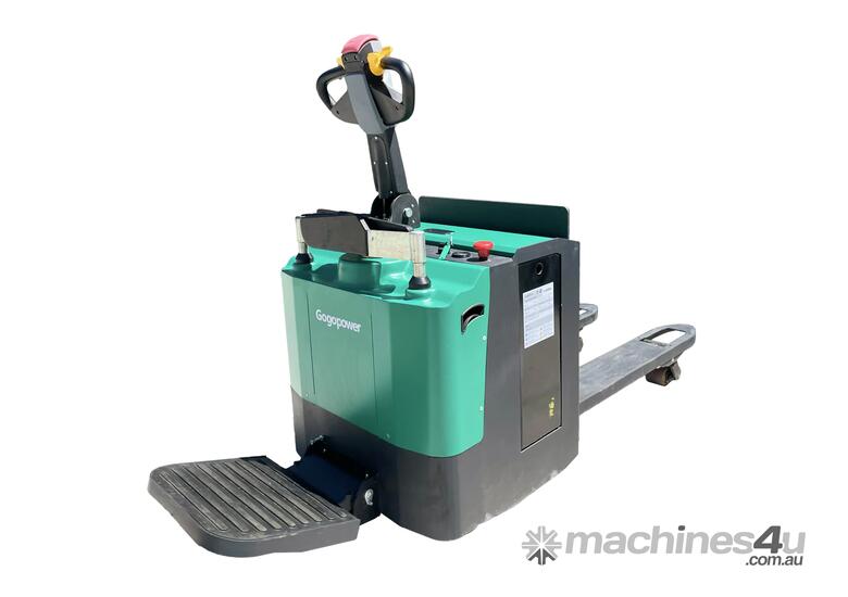 caption GOGOPOWER - RPT20 - 2000KG Electric Pallet Jack (Stand On)