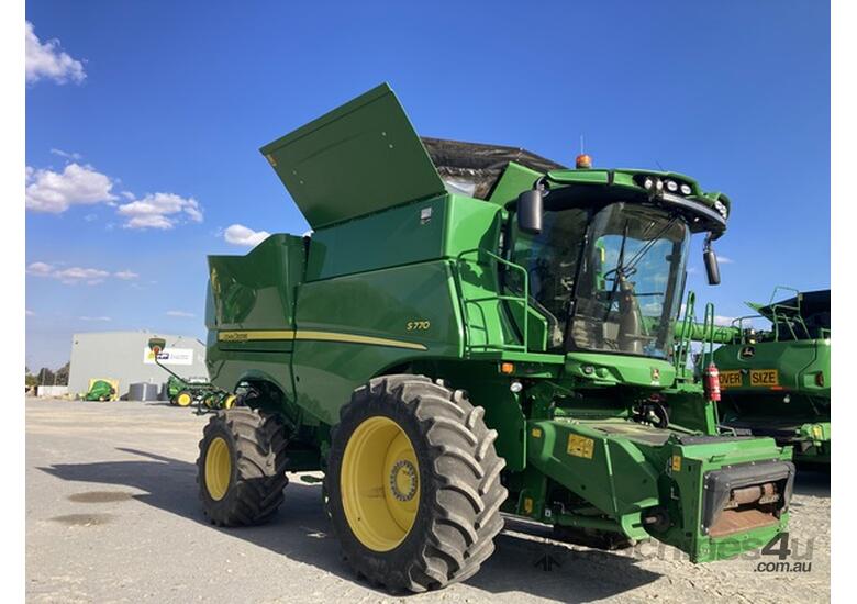 caption 2020 John Deere S770 Combines