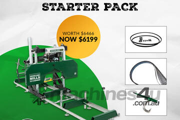 Introducing the HM126 14HP Portable Sawmill Starter Pack: Your Ultimate Milling Solution!