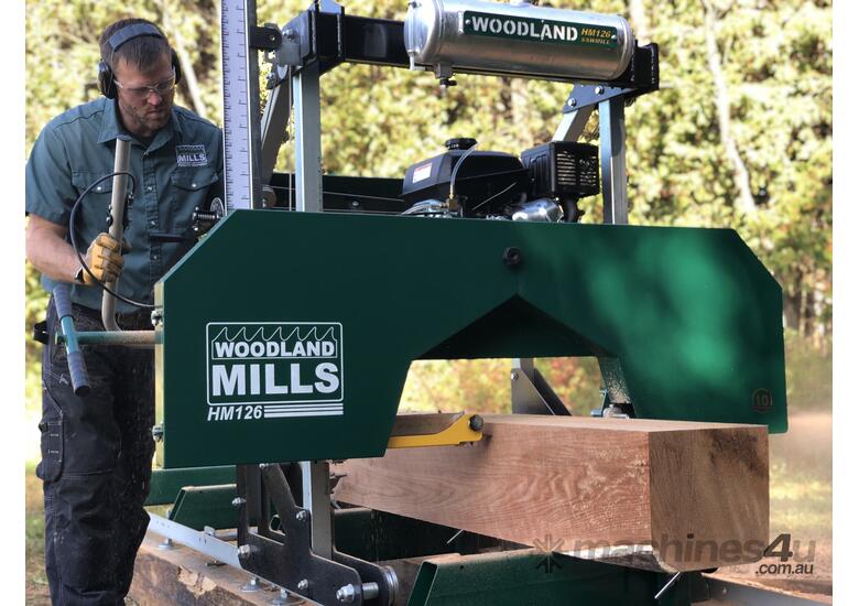 caption Introducing the HM126 14HP Portable Sawmill Starter Pack: Your Ultimate Milling Solution!