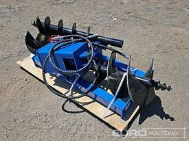 Unused GIYI Auger to suit Skidsteer Loader, 8in Auger, With 12in/16in Auger Rod  - picture2' - Click to enlarge