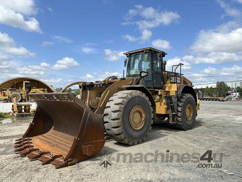 caption 2017 Caterpillar 980M Wheel Loader