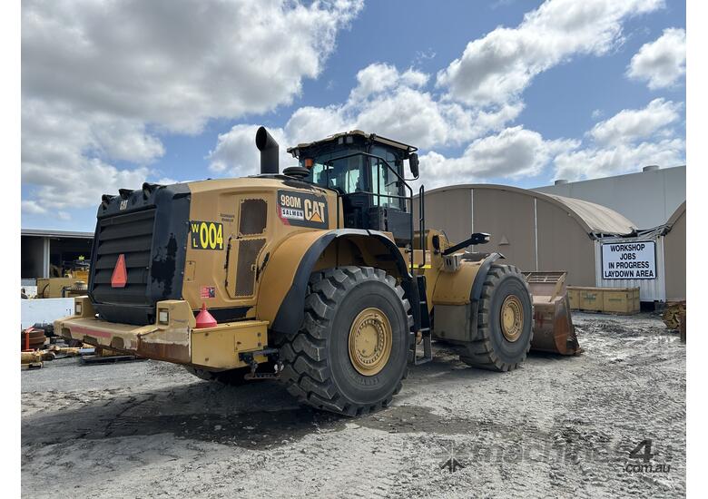 caption 2017 Caterpillar 980M Wheel Loader