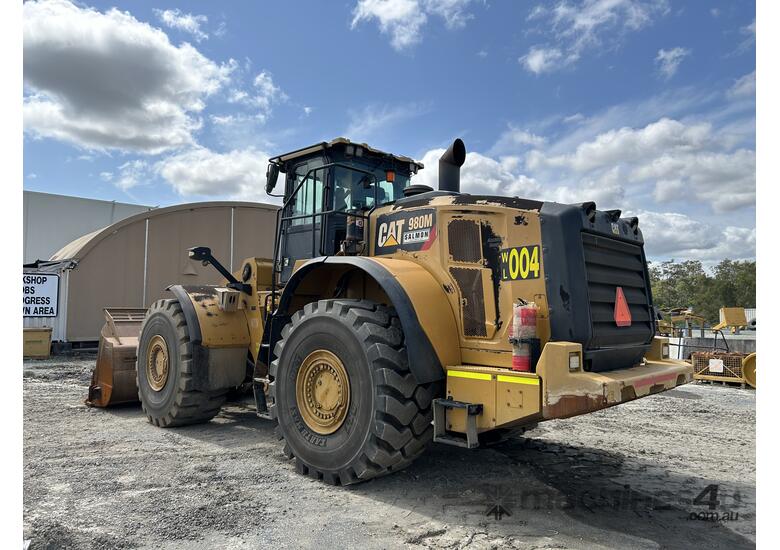 caption 2017 Caterpillar 980M Wheel Loader