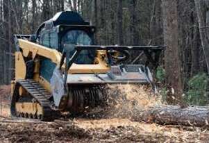 Bite limiter Skid steer mulcher