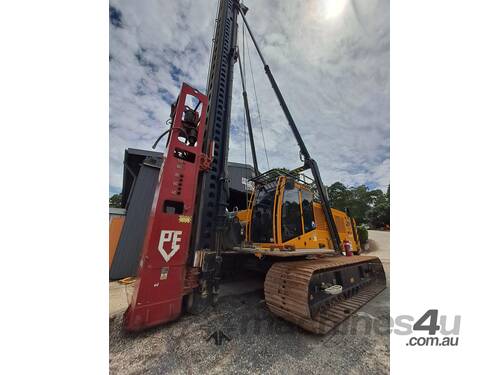 WOLTMAN 50PR PILING RIG with PVE 5/7NL Impact Hammer 