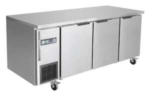 Stainless Steel Triple Door Workbench Fridge - TS1800TN-3D