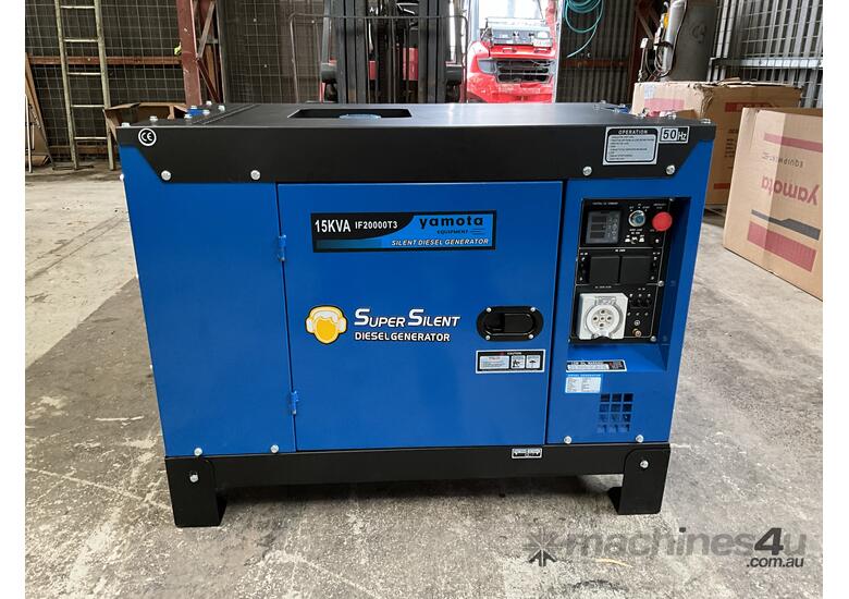 caption Unused 2024 Yamota 15 KVA 3 Phase Diesel Generator