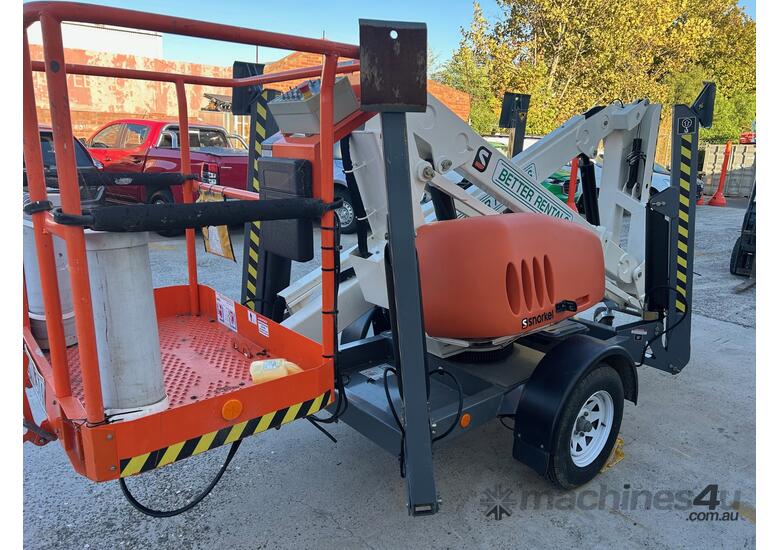 caption 2023 Snorkel MHP13ATV3 Trailer Mounted Petrol Boom Lift
