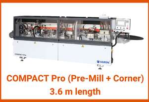 Small and Compact Pre-milling, Corner Rounding Edgebander - Only 3.6 metres long (COMPACT Pro)