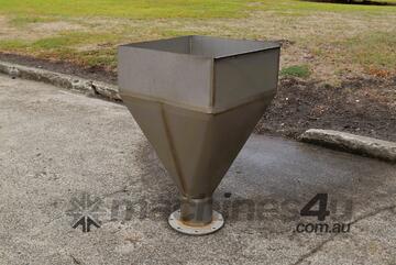 Small Stainless Steel Hopper - 630 x 620 mm Opening