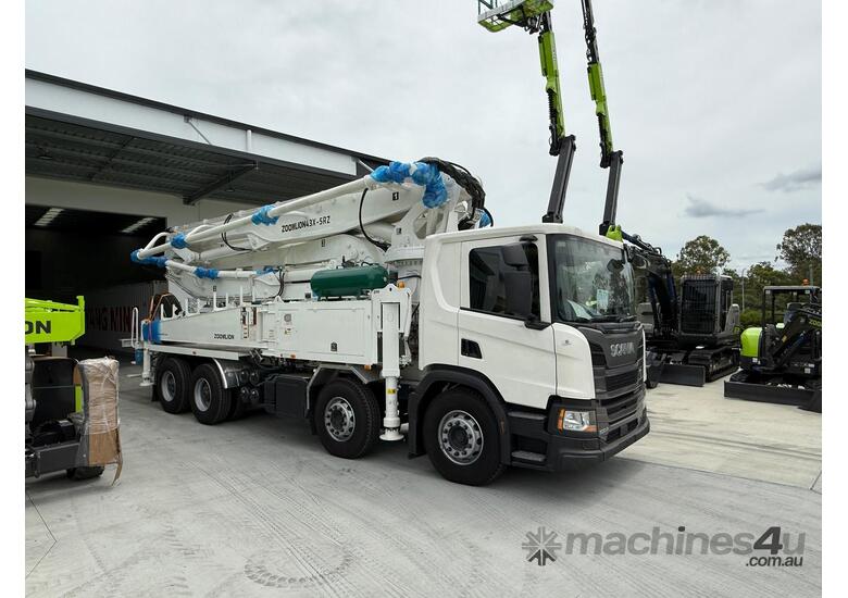 caption 2024 ZOOMLION TRUCK MOUNTED CONCRETE PUMP 43X-5RZ