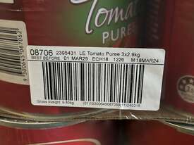 Approx 30x 2.9kg Packages of Leggo's Tomato Puree - picture0' - Click to enlarge
