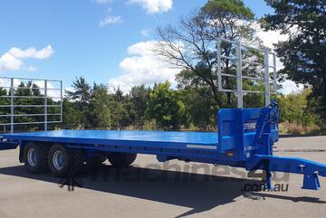 STEWART GX 12 FLAT TOP BALE TRAILER