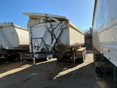 caption 2024 Custom Tri Axle Side Tipper A-Trailer