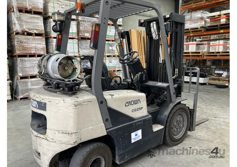 caption Crown Counterbalance Forklift 2005