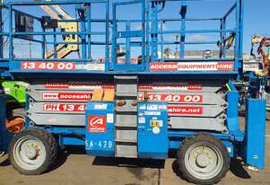Genie GS4390RT 2006 43ft Diesel Rough Terrain Scissor Lift - 680kg SWL, 4WD