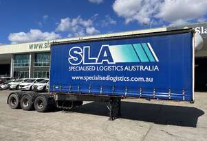 1997 Australian Farm Machinery Tri-Axle Curtainsider A Trailer